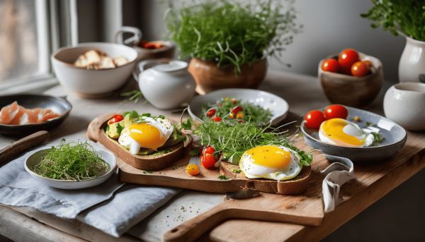 Des idées savoureuses pour un petit déjeuner salé complet